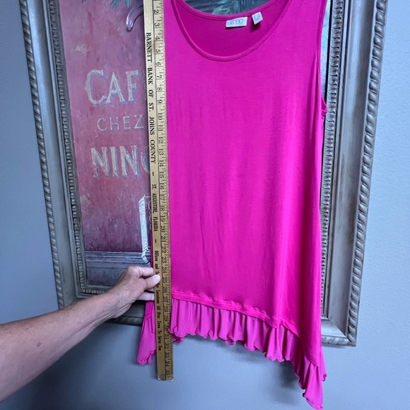 LOGO by Lori Goldstein Pink Tank Top - Picture 7 of 9